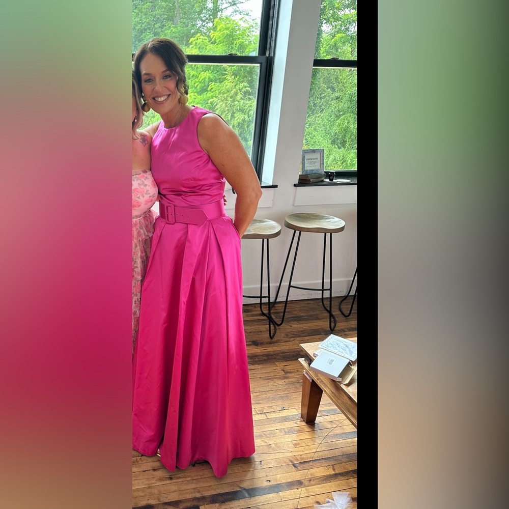 Susan Sutherland from Style Paris in Nantucket mother of the bride dress.
